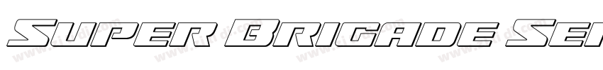 Super Brigade Semi E字体转换 Super Brigade Semi E字体转换